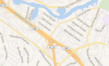 map of 26 Medway Rd Ste 1 San Rafael, CA 94901