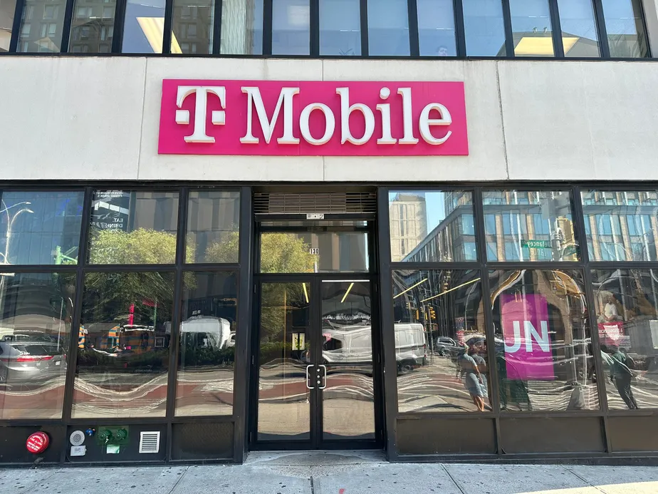 Exterior photo of T-Mobile Store at Delancey St & Norfolk St, New York, NY