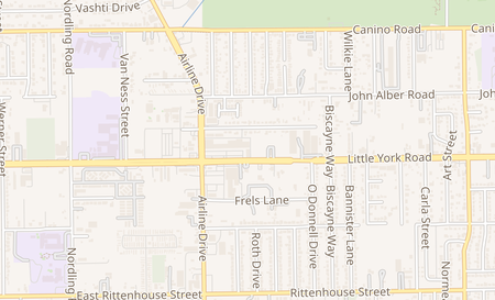 map of 101A Little York Rd Houston, TX 77076