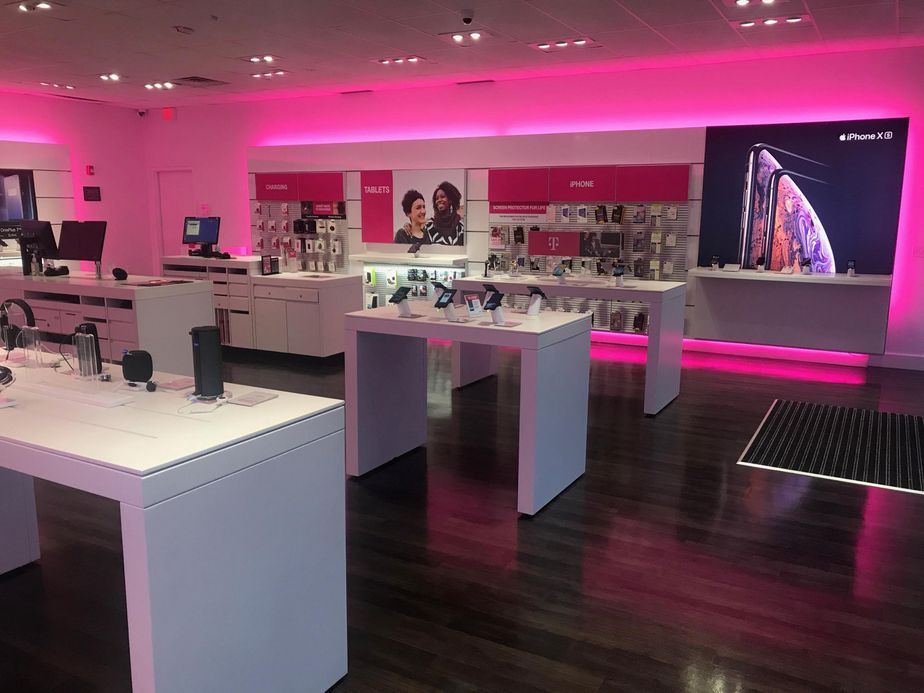 Interior photo of T-Mobile Store at Mt Pleasant St & Kings Hwy, New Bedford, MA
