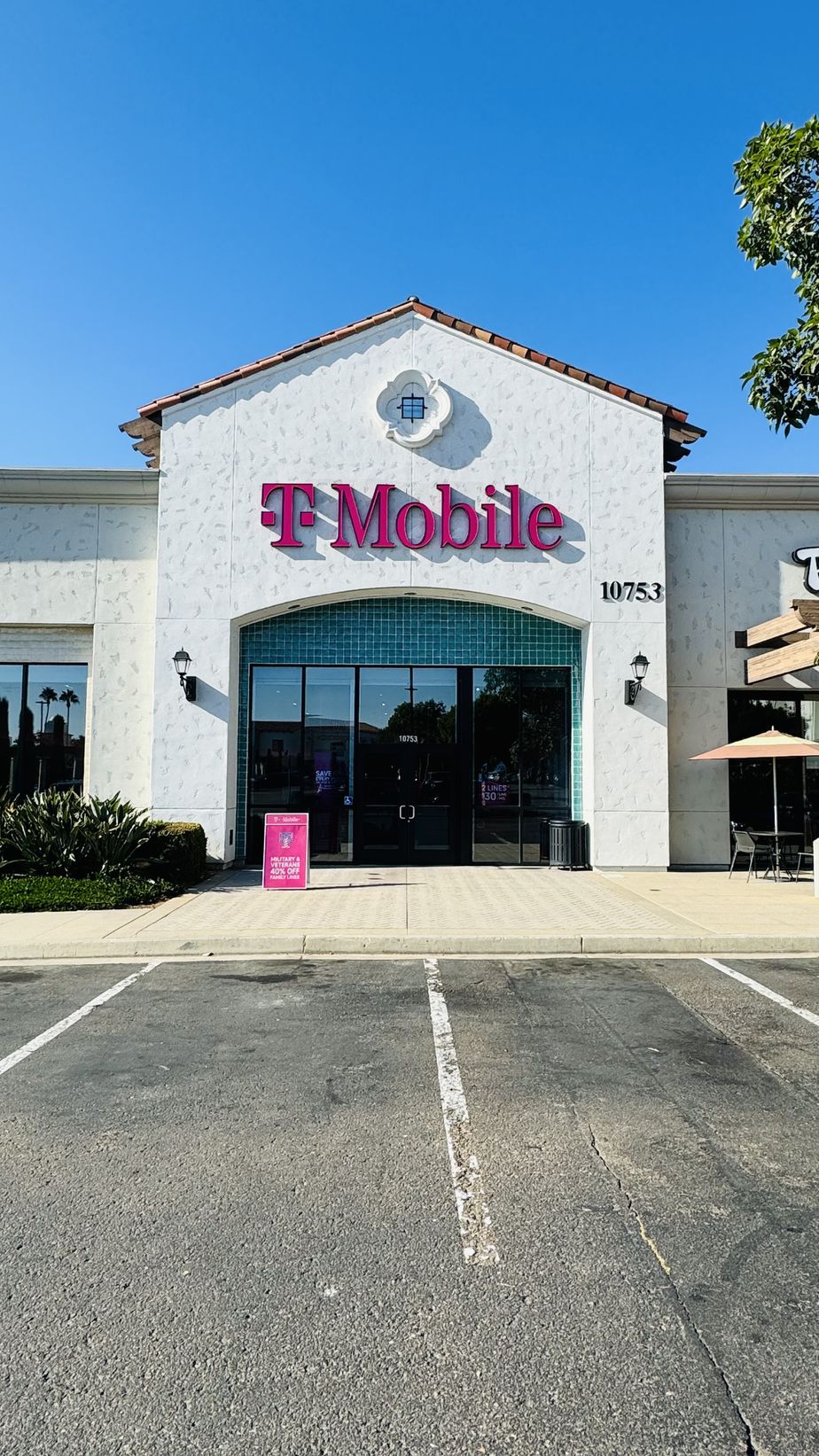 Exterior photo of T-Mobile Store at Mira Mesa Market, San Diego, CA
