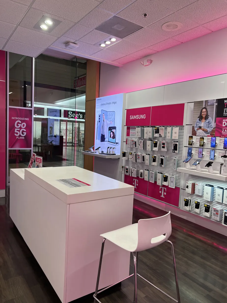 Interior photo of T-Mobile Store at Pacific View Mall, Ventura, CA