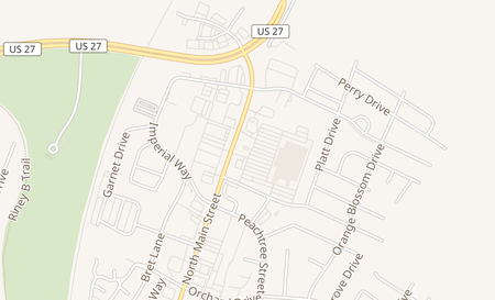 map of 1020 N Main St Nicholasville, KY 40356