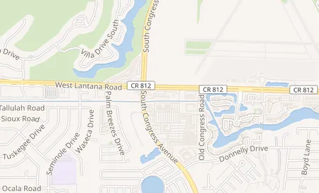 map of 3238 Lantana Rd Lake Worth, FL 33462