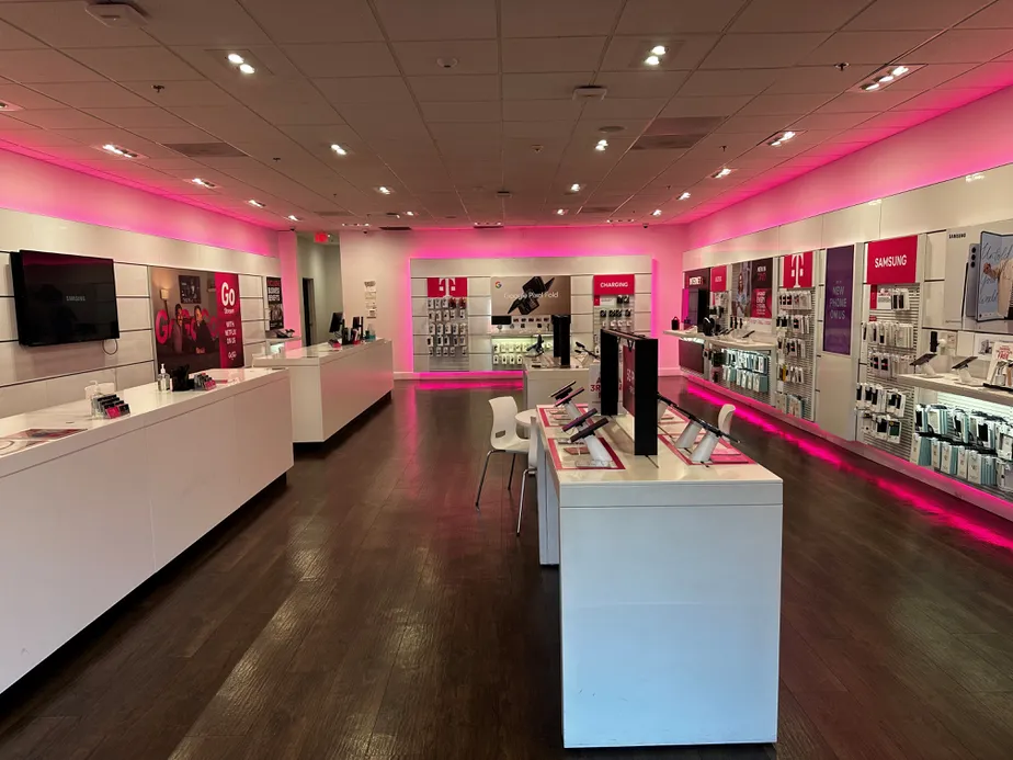 Interior photo of T-Mobile Store at Cherry & Willow, Long Beach, CA