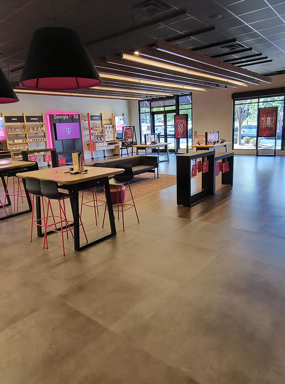 Interior photo of T-Mobile Store at North Druid Hills, Atlanta, GA