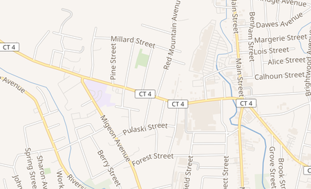 map of 246 N Elm Street Torrington, CT 06790