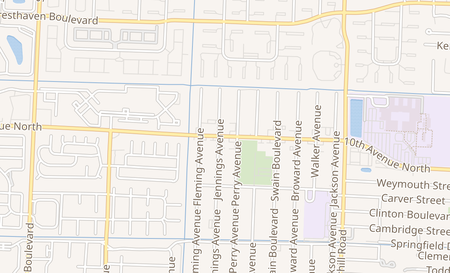 map of 5388 10th Ave Greenacres, FL 33463