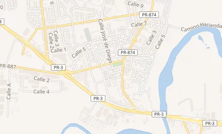 map of Baldorioty de Castro Espressway, Fragosa Ave. Plaza Carolina 1st Level Carolina, PR 00985