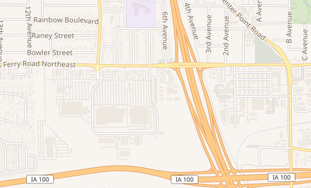map of 5448 Blairs Forest Way NE Cedar Rapids, IA 52402