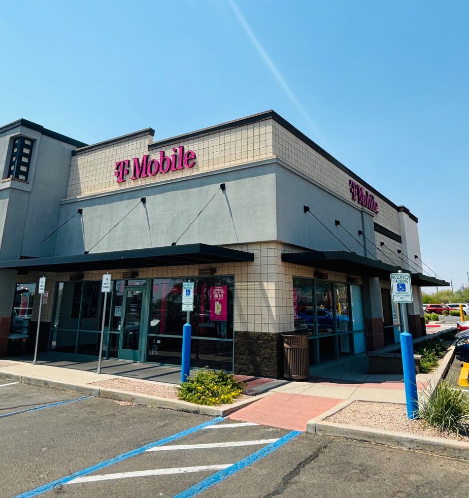 Exterior photo of T-Mobile Store at N Power Rd & E Mckellips Rd, Mesa, AZ