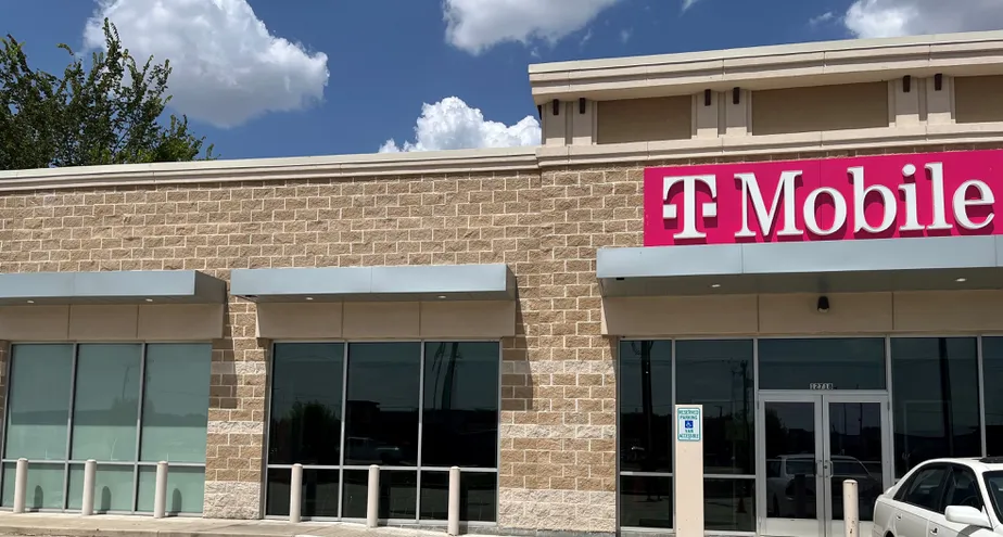 Exterior photo of T-Mobile Store at Hwy 249 & West Rd, Houston, TX