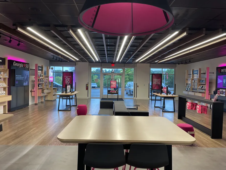 Interior photo of T-Mobile Store at Woodstock Outlets, Woodstock, GA