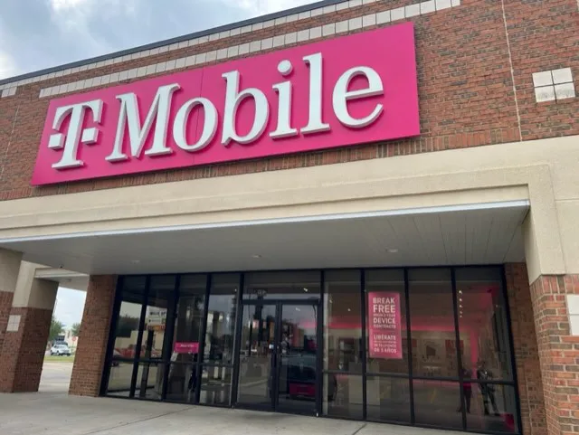 Exterior photo of T-Mobile Store at McPherson & Calton, Laredo, TX