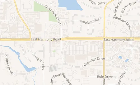 map of 731 East Harmony Rd, #200 Fort Collins, CO 80525