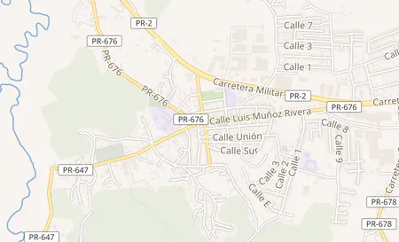 map of Centro Gran Caribe Mall State Road #2 KM 29.7 Espinosa Ward Vega Alta, PR 00692