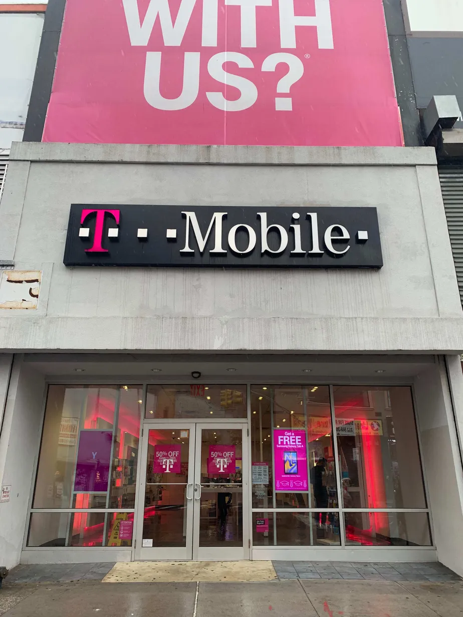 Exterior photo of T-Mobile store at 3rd Ave & 152nd St, Bronx, NY