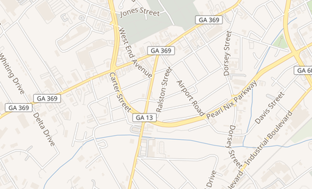 map of 227 Atlanta Hwy Ste 100 Gainesville, GA 30501