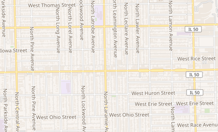 map of 5152 W. Chicago Ave. Chicago, IL 60651