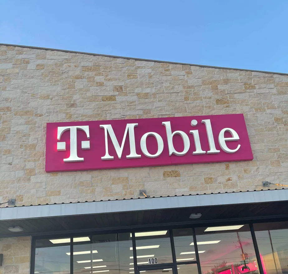 Exterior photo of T-Mobile store at Kuykendahl Rd & Louetta Rd, Spring, TX