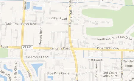 map of 5891 S Military Trl Ste A-5 Lake Worth, FL 33463