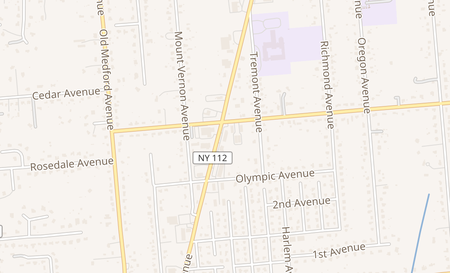 map of 1761A Route 112 Medford, NY 11763