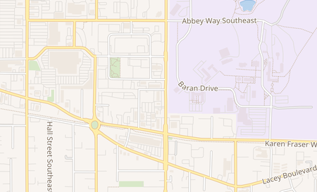 map of 805 College St SE Lacey, WA 98503