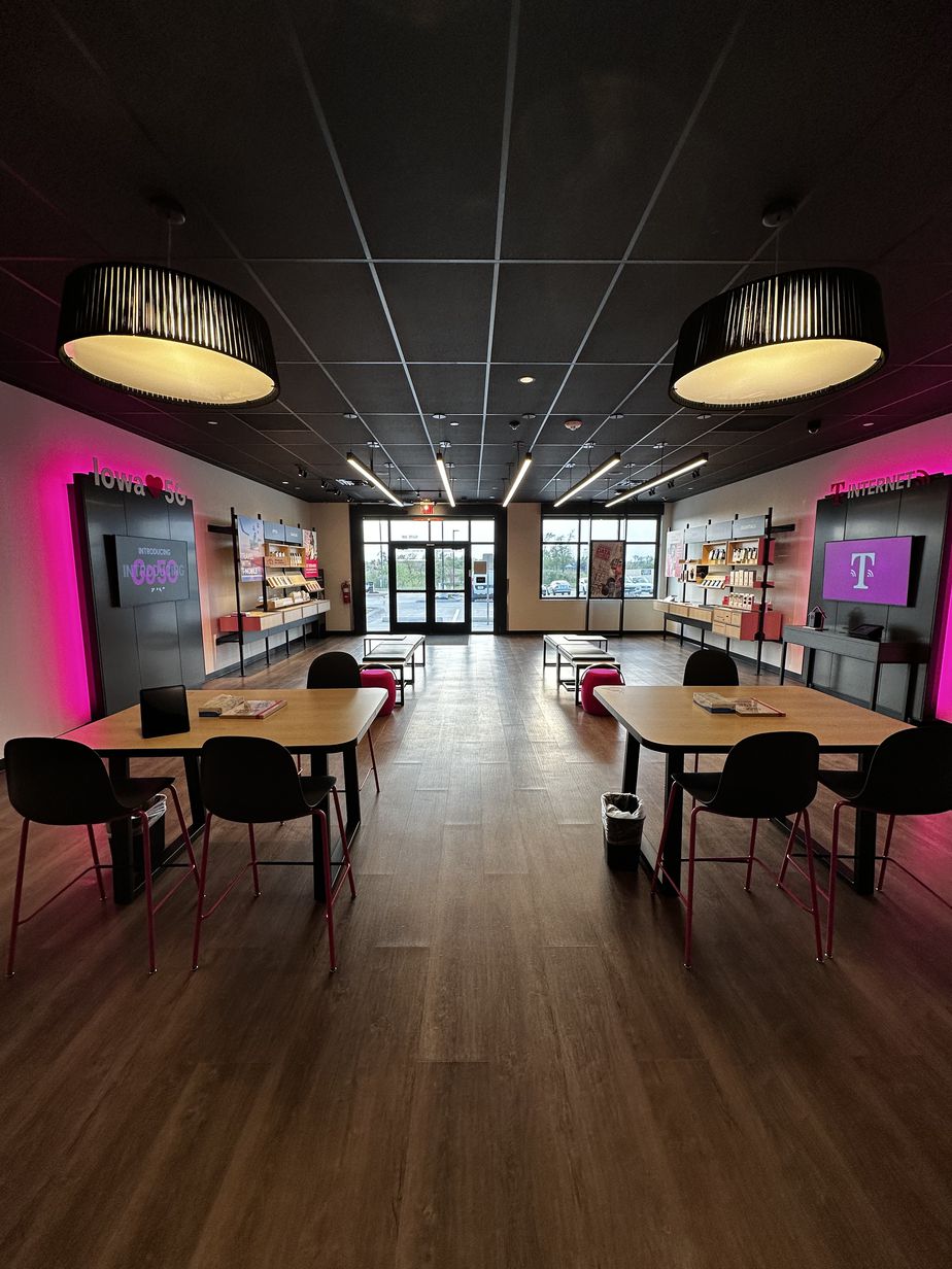 Interior photo of T-Mobile Store at Edgewood Rd & Town Centre Way, Cedar Rapids, IA