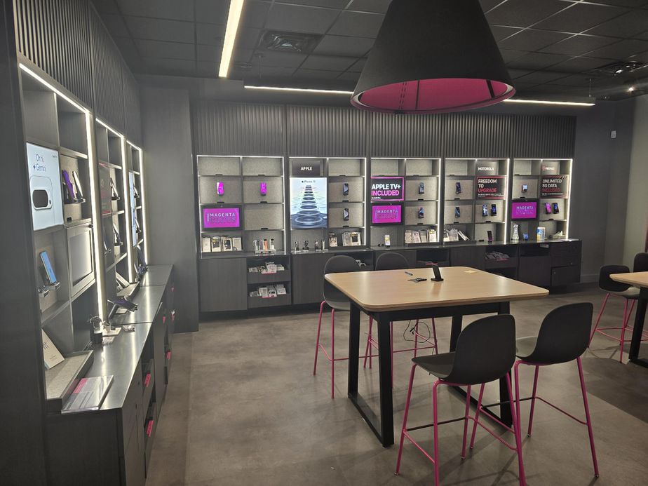 Interior photo of T-Mobile Store at Johnson Dr & Birch St, Mission, KS