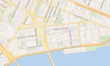 map of 197D Madison Street New York, NY 10002