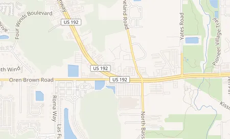 map of 4457 W Vine St Kissimmee, FL 34746