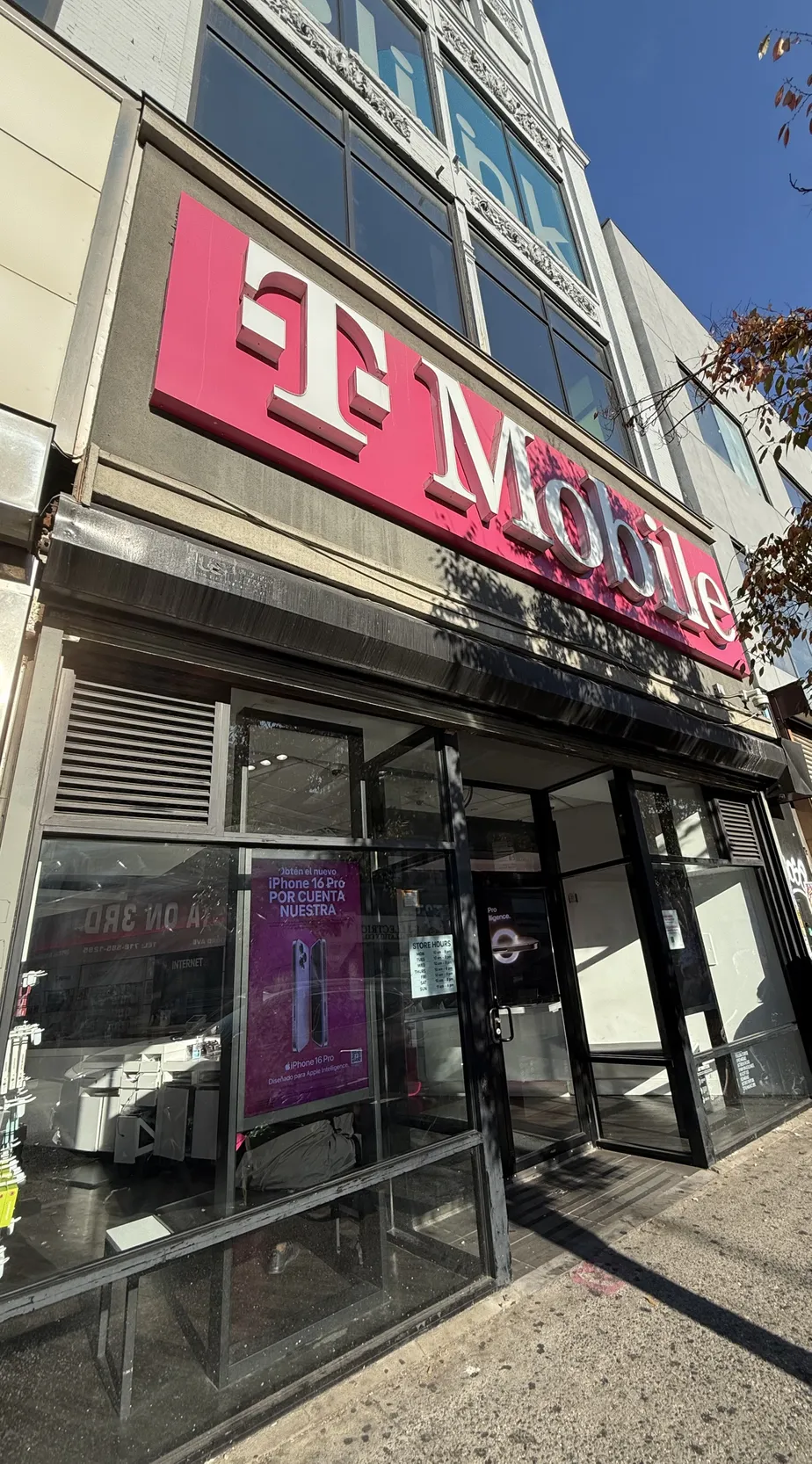  Exterior photo of T-Mobile Store at 151st & 3rd Avenue, Bronx, NY 