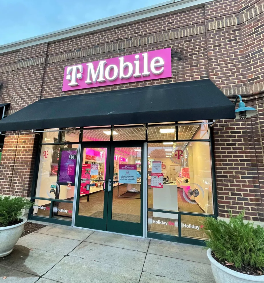 Exterior photo of T-Mobile store at Amity St & E 5th Ave, Homestead, PA