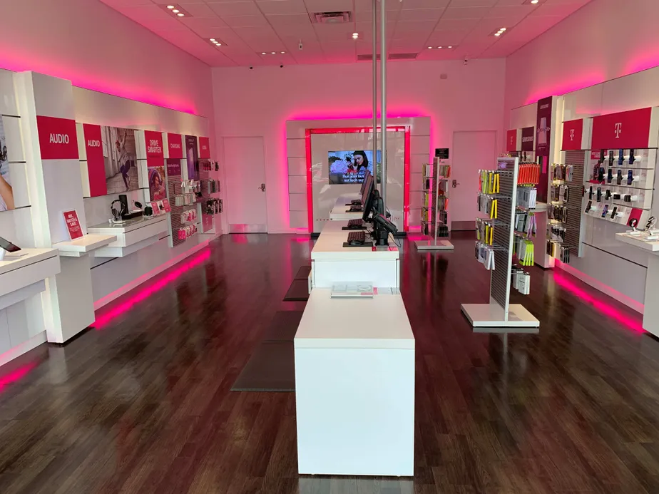 Interior photo of T-Mobile Store at Chapel Hill Rd & NW Cary Pkwy, Morrisville, NC