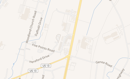 map of 158 5 Points Rd Goldsboro, NC 27530
