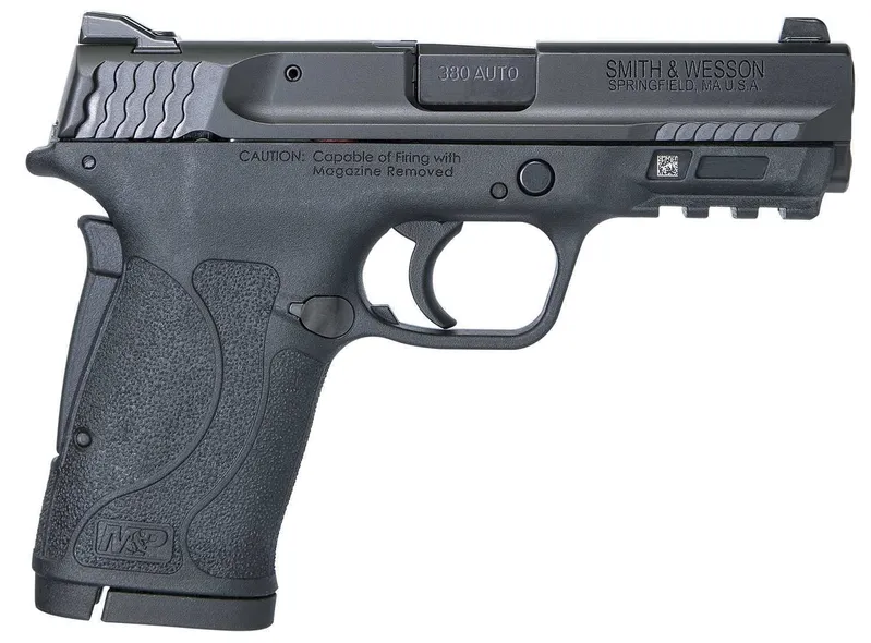 Smith & Wesson M&P380 SHIELD EZ .380 Auto 8rd 3.675" Pistol, No Thumb Safety 180023 - Smith & Wesson