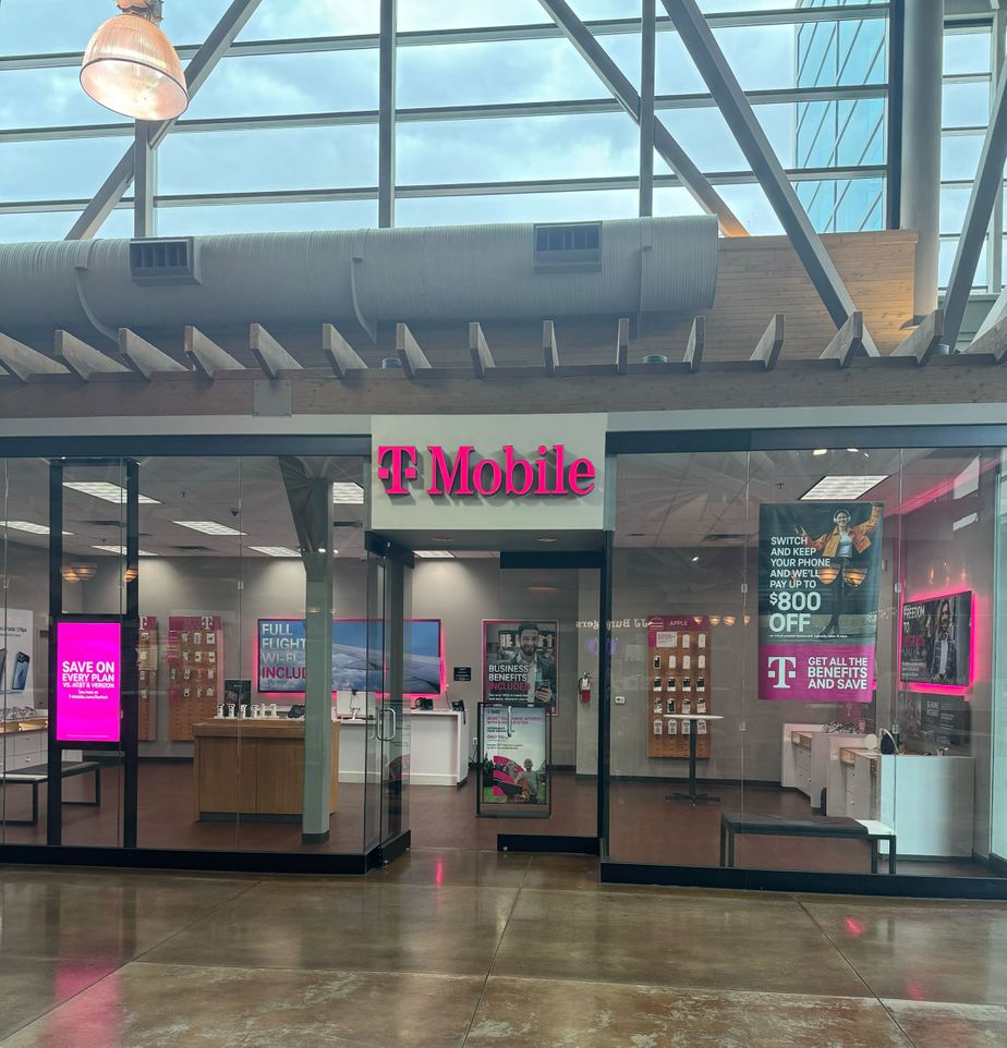 Exterior photo of T-Mobile Store at University Place - Food Court, Orem, UT