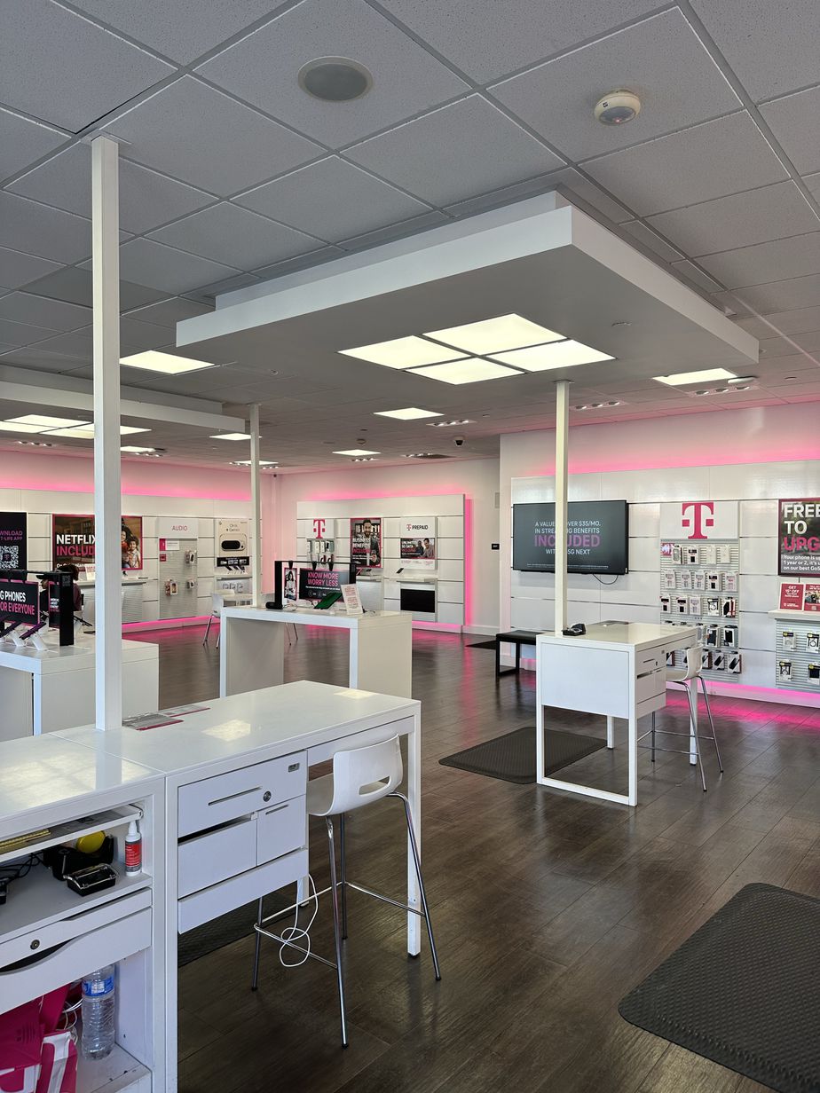 Interior photo of T-Mobile Store at Sunset & Fuller, Los Angeles, CA