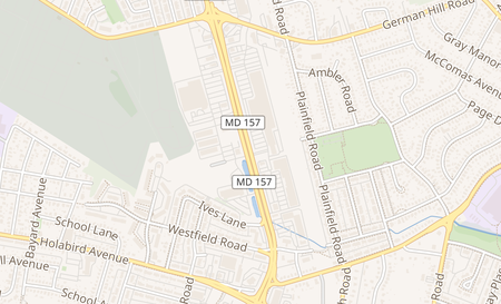 map of 1413-B Merritt Blvd Dundalk, MD 21222