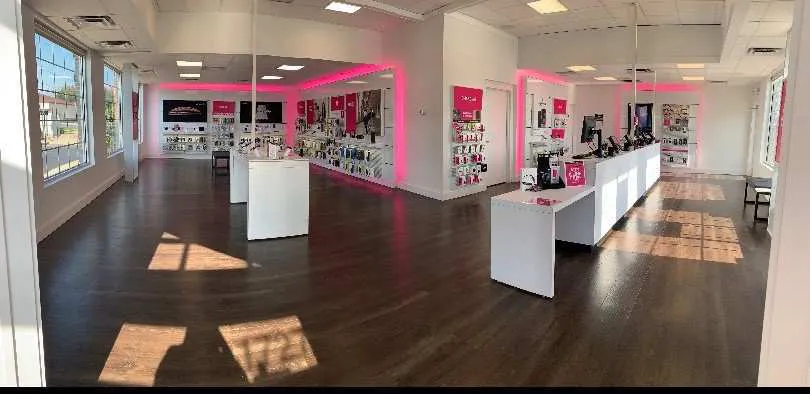 Interior photo of T-Mobile Store at Memorial Dr & Parkview Dr, New Castle, IN