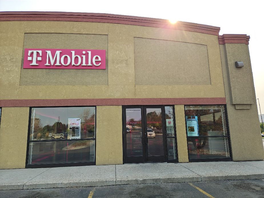 Exterior photo of T-Mobile Store at Pocatello: Hurley Dr, Pocatello, ID