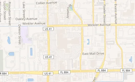 map of 4125 Cleveland Ave. Unit 1810 Fort Myers, FL 33901