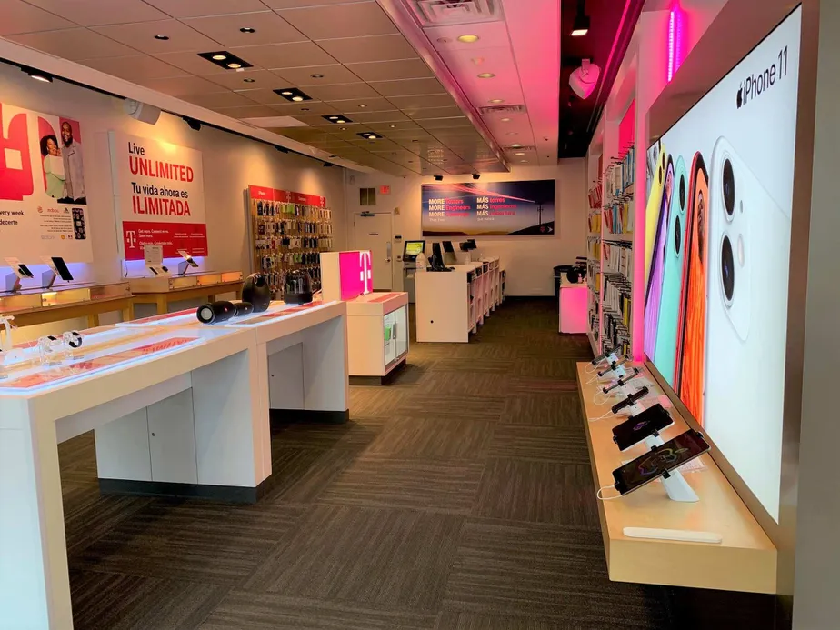 Interior photo of T-Mobile Store at Leesburg Pike & Columbia Pike, Falls Church, VA