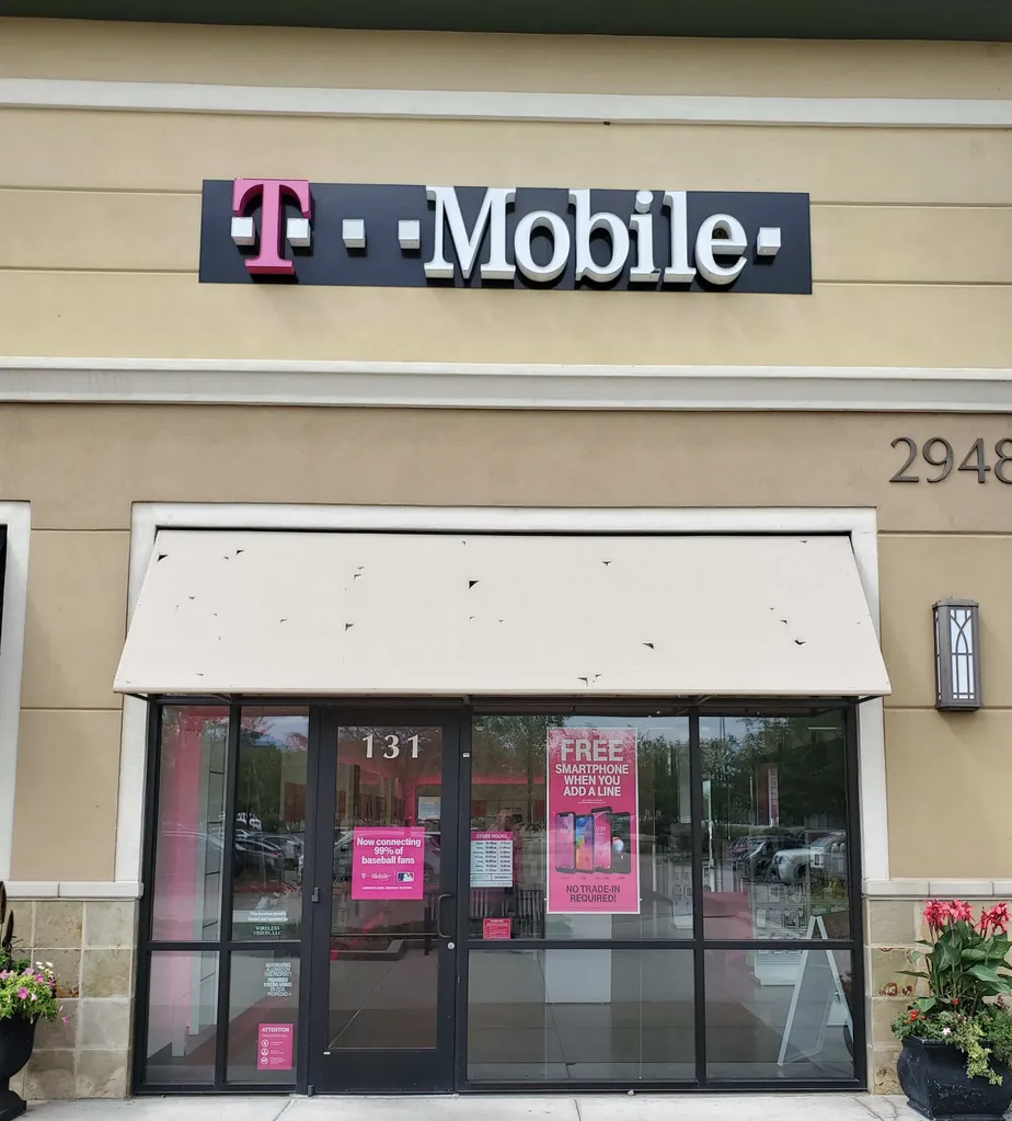 Exterior photo of T-Mobile store at Harmony & Ziegler, Fort Collins, CO