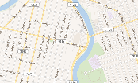 map of 421 5th Ave Paterson, NJ 07514