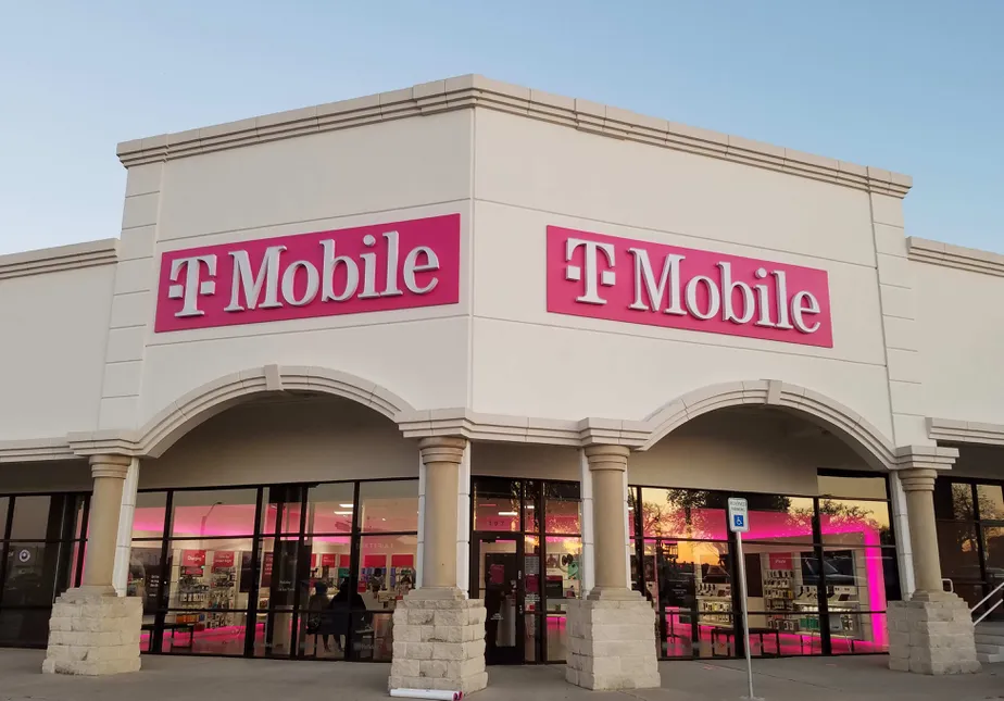 Exterior photo of T-Mobile store at S Loop 288 & Spencer Rd, Denton, TX