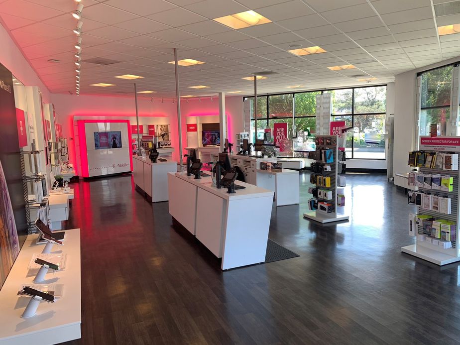 Interior photo of T-Mobile Store at Rainier & 3rd, Renton, WA
