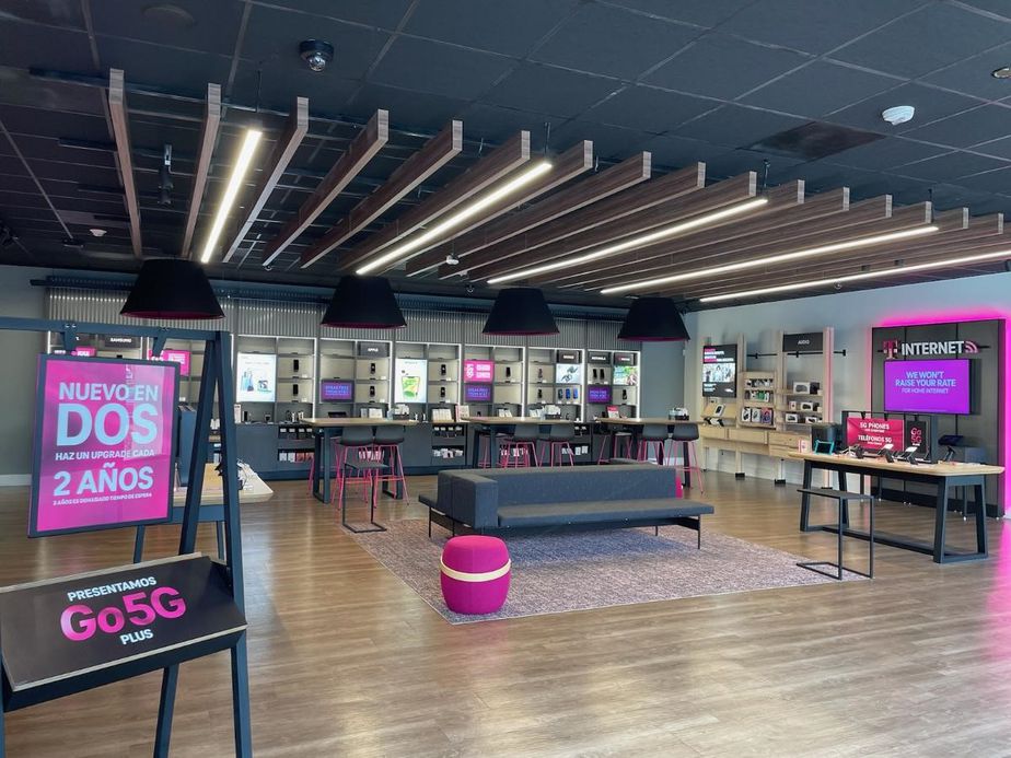 Interior photo of T-Mobile Store at Tyler St & Hwy91, Riverside, CA