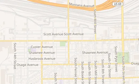 map of 975 Kansas Ave Kansas City, KS 66105