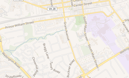 map of 9610 Grant Ave Manassas, VA 20110